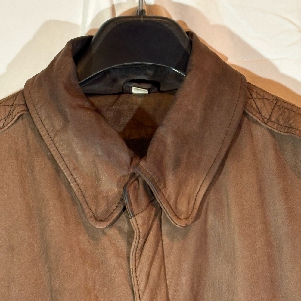 Vintage brown bomber jacket for Men